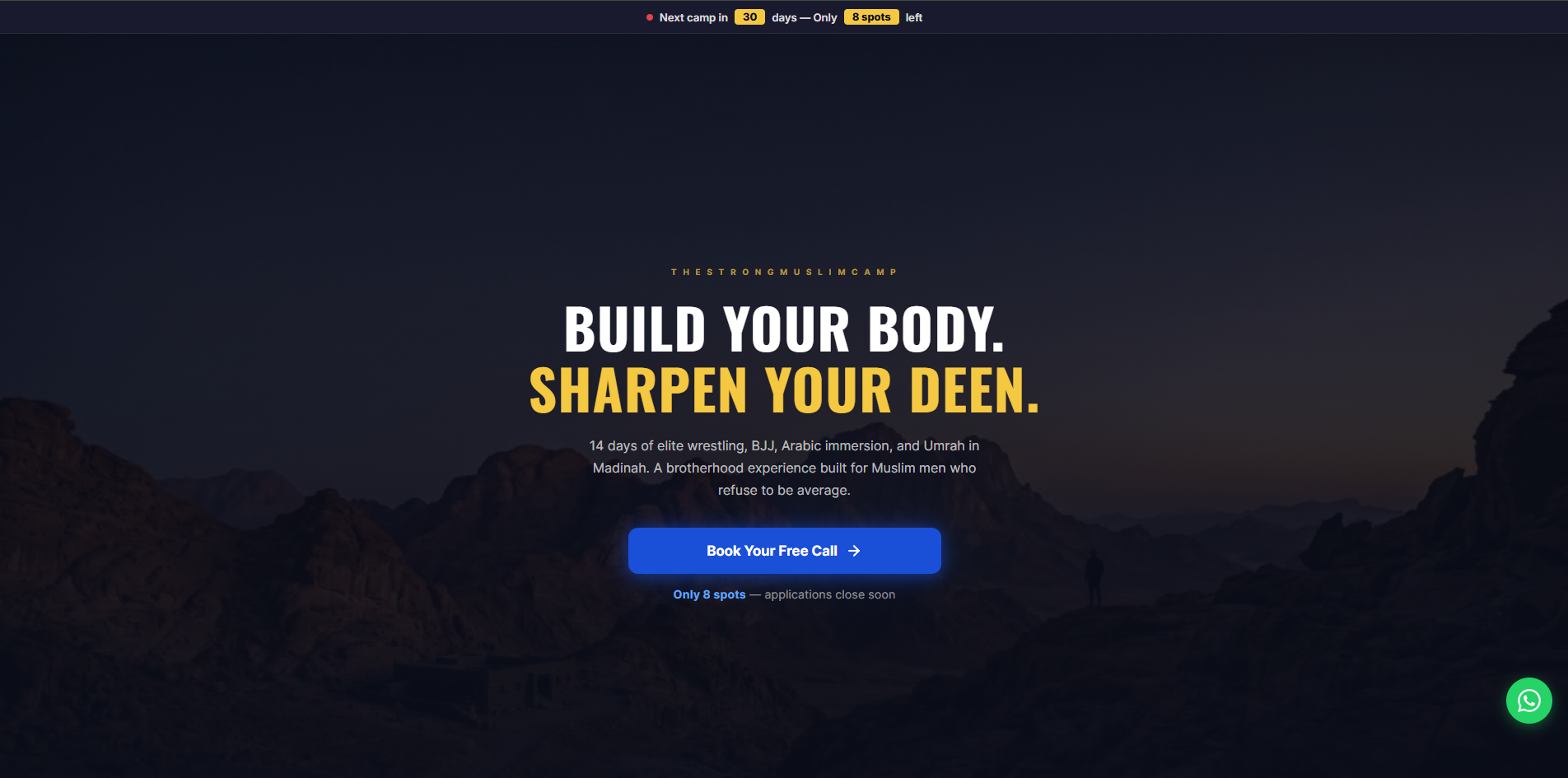 The Strong Muslim Camp — Fitness & community platform